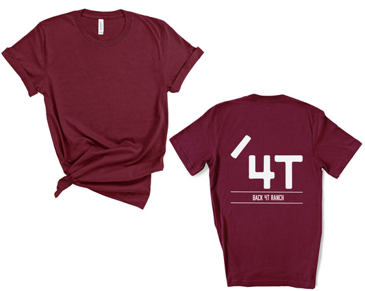 Back 4T - Maroon Tee