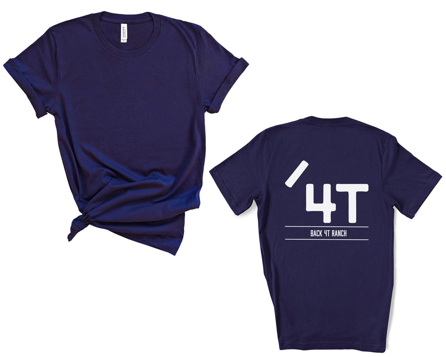 Back 4T - Navy Tee